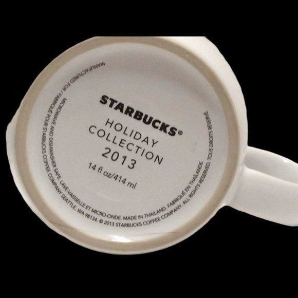 Starbucks Coffee Mug 2013 Christmas Holiday SHARED MOMENTS Wide Mouth 14-oz. - Picture 5 of 5